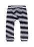 Figure View - Click To Enlarge - LITTLE STARTERS X LANE CRAWFORD - 'The Superstar' stripe jersey kids pants