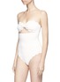 Figure View - Click To Enlarge - MARYSIA - 'Antibes' cutout scalloped edge one-piece swimsuit