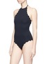 Figure View - Click To Enlarge - MARYSIA - 'Mott' scalloped one-piece swimsuit