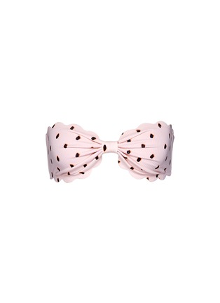 Main View - Click To Enlarge - MARYSIA - 'Antibes' polka dot scalloped bandeau top