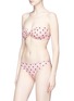 Figure View - Click To Enlarge - MARYSIA - 'Antibes' polka dot scalloped bandeau top