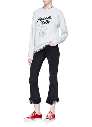 Figure View - Click To Enlarge - SANDRINE ROSE - 'The Weekend in Parisienne' graphic print sweatshirt