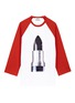 Main View - Click To Enlarge - ACNE STUDIOS - 'Noise' lipstick patch unisex baseball T-shirt