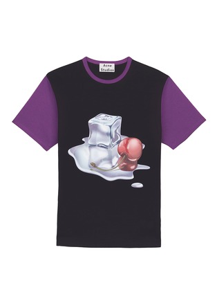 Main View - Click To Enlarge - ACNE STUDIOS - 'Nite' spill cocktail patch unisex T-shirt