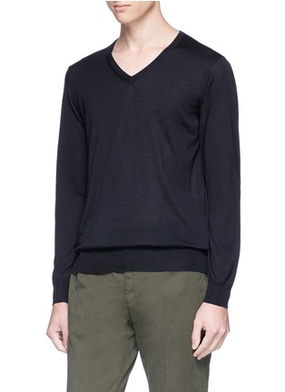 Front View - Click To Enlarge - TOMORROWLAND - Wool blend V-neck sweater