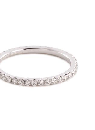 Detail View - Click To Enlarge - SAMUEL KUNG - 'Eternity' diamond 18k white gold ring