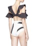 Back View - Click To Enlarge - ZIMMERMANN - 'Painted Heart Flutter' colourblock bikini set