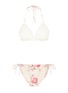 Main View - Click To Enlarge - ZIMMERMANN - 'Corsair Crochet' floral print bikini set