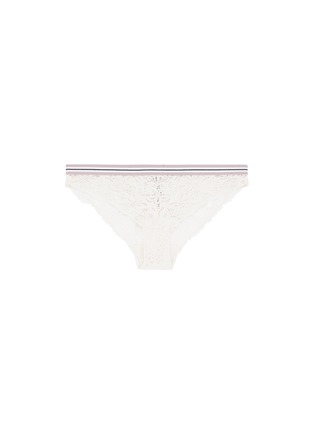Main View - Click To Enlarge - 72930 - 'Eve' stripe band guipure lace briefs