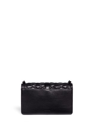 Back View - Click To Enlarge - REBECCA MINKOFF - 'Love' quilted leather crossbody bag