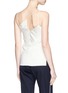 Back View - Click To Enlarge - DION LEE - 'Diagonal' cutout silk satin camisole top
