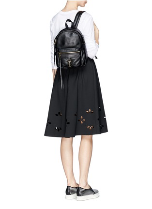Figure View - Click To Enlarge - REBECCA MINKOFF - 'Mini M.A.B.' leather backpack