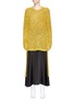 Main View - Click To Enlarge - DION LEE - 'Paper Towel' sash tie sweater