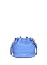 Back View - Click To Enlarge - REBECCA MINKOFF - 'Mini Fiona' leather drawstring bucket bag