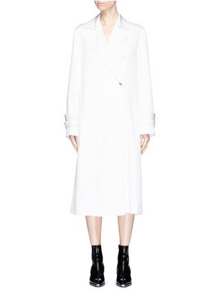 Main View - Click To Enlarge - DION LEE - Layered double-breasted trench coat