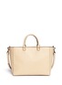 Back View - Click To Enlarge - TORY BURCH - 'T-lock' saffiano leather tote