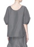 Back View - Click To Enlarge - ENFÖLD - Puffed sleeve grid print top