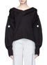 Main View - Click To Enlarge - HELLESSY - 'Hans' button back puff sleeve sweater