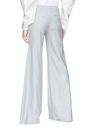Back View - Click To Enlarge - HELLESSY - 'Henrik' stripe outseam flared suiting pants