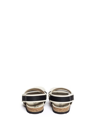 Back View - Click To Enlarge - PEDRO GARCIA  - 'Alana' rubber trim suede sandals