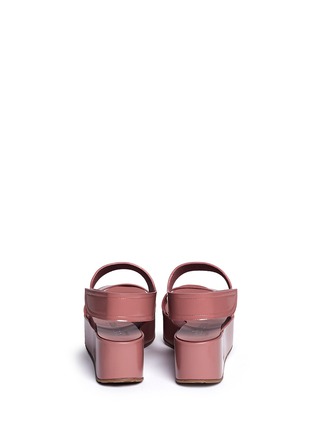 Back View - Click To Enlarge - PEDRO GARCIA  - 'Nebret' strap leather platform sandals