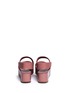 Back View - Click To Enlarge - PEDRO GARCIA  - 'Nebret' strap leather platform sandals