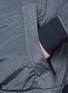 Detail View - Click To Enlarge - STONE ISLAND - Crinkled laminated nylon blouson jacket