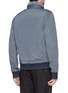 Back View - Click To Enlarge - STONE ISLAND - Crinkled laminated nylon blouson jacket