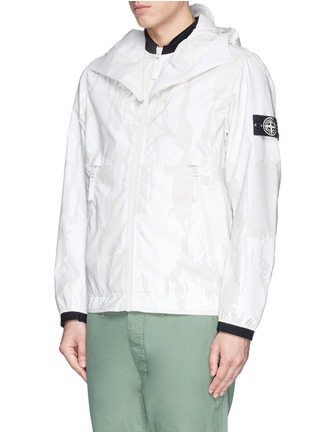 Front View - Click To Enlarge - STONE ISLAND - Camouflage Reflex Mat jacket