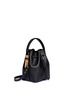 Figure View - Click To Enlarge - SOPHIE HULME - Small leather drawstring bucket bag