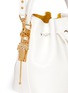 Detail View - Click To Enlarge - SOPHIE HULME - 'Fleetwood' small leather bucket bag