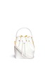 Main View - Click To Enlarge - SOPHIE HULME - 'Fleetwood' small leather bucket bag