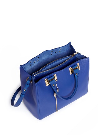 Detail View - Click To Enlarge - SOPHIE HULME - 'Mini Beaumont' adjustable leather tote