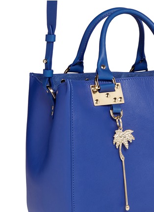 Detail View - Click To Enlarge - SOPHIE HULME - 'Mini Beaumont' adjustable leather tote