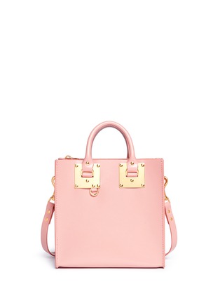 Main View - Click To Enlarge - SOPHIE HULME - 'Albion' square leather bag