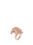 Main View - Click To Enlarge - ROBERTO COIN - 'Animalier' diamond gemstone 18k gold armadillo ring
