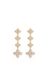 Main View - Click To Enlarge - ROBERTO COIN - 'Princess Flower' diamond drop earrings