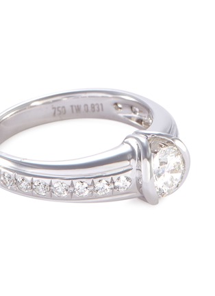 Detail View - Click To Enlarge - LAZARE KAPLAN - 'Iris' diamond 18k white gold ring