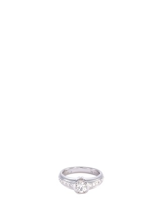 Main View - Click To Enlarge - LAZARE KAPLAN - 'Iris' diamond 18k white gold ring