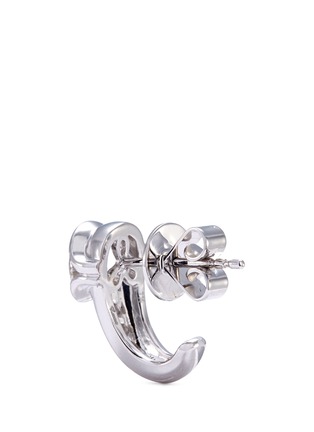 Detail View - Click To Enlarge - LAZARE KAPLAN - 'Iris' diamond 18k white gold earrings