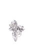Detail View - Click To Enlarge - LAZARE KAPLAN - 'Olivia' diamond 18k white gold floral cutout drop earrings