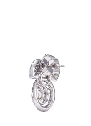 Detail View - Click To Enlarge - LAZARE KAPLAN - 'Cassandra' diamond 18k white gold teardrop pendant necklace