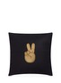 Main View - Click To Enlarge - CHERRY SWEET X LANE CRAWFORD - Peace sign emoji cushion
