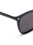 Detail View - Click To Enlarge - GUCCI - GG logo acetate square sunglasses