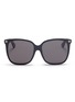 Main View - Click To Enlarge - GUCCI - GG logo acetate square sunglasses