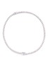 Main View - Click To Enlarge - CZ BY KENNETH JAY LANE - Emerald cut cubic zirconia tennis necklace