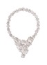 Main View - Click To Enlarge - CZ BY KENNETH JAY LANE - Cubic zirconia floral bib necklace