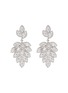 Main View - Click To Enlarge - CZ BY KENNETH JAY LANE - 'Foliate' cubic zirconia drop earrings