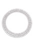 Main View - Click To Enlarge - CZ BY KENNETH JAY LANE - Cubic zirconia three row necklace