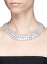 Figure View - Click To Enlarge - CZ BY KENNETH JAY LANE - Cubic zirconia three row necklace
